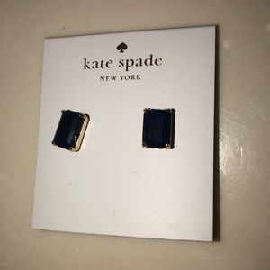 Black Kate Spade Stud Earrings